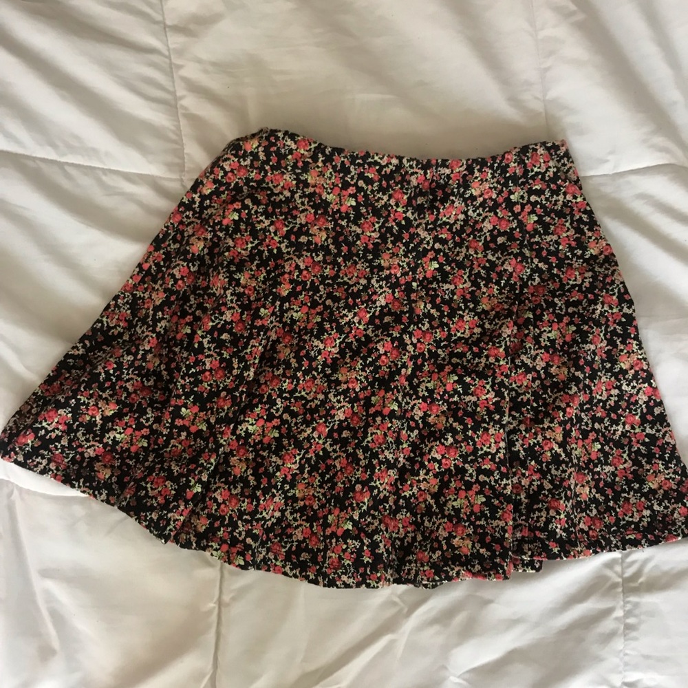 Floral f21 skater Skirt
